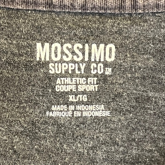 Mossimo Men's T-Shirt Size XL Gray Collared Short Sleeves - Picture 8 of 12
